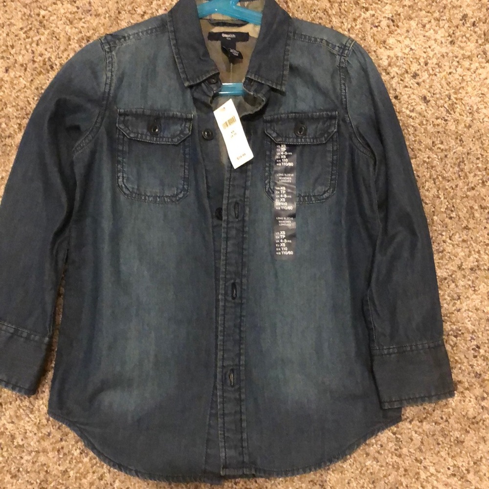 Gap kids long sleeve shirt